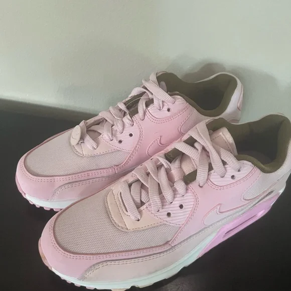 Nike Pink Air Max Sneakers with Visible Cushioning - Picture 3 of 11